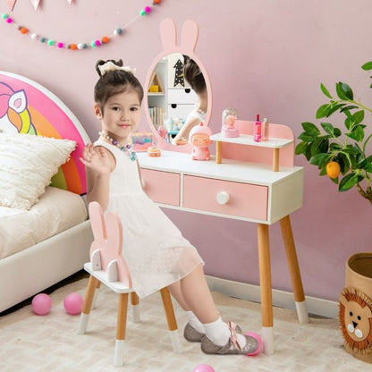 Kids 2-in-1 Princess Vanity Desk Set | Ideal for playtime and creativity in one space.