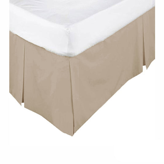 Kingdom Linen Look Box Pleated Valance for Single Beds - Perfect kids bedroom decor.