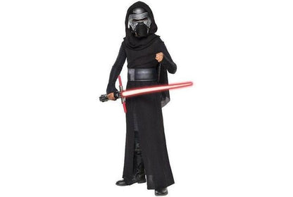 Kylo Ren deluxe child costume, ideal for young Star Wars fans at home play.