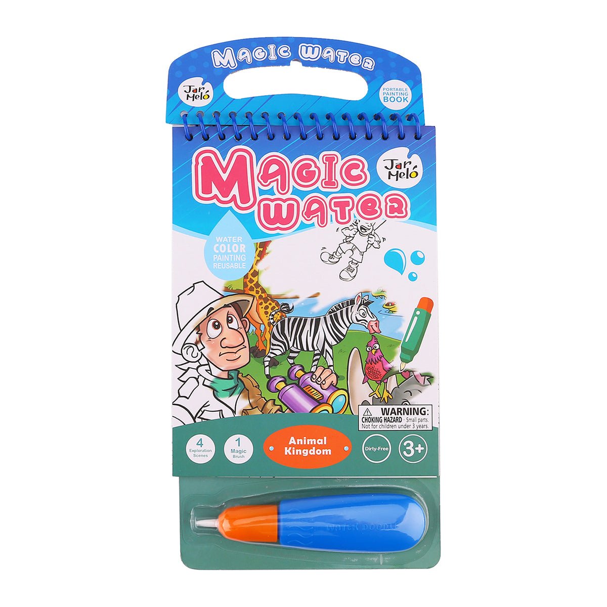 Magic Water Colouring Pad Animal Kingdom