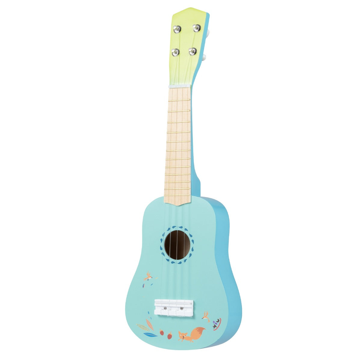 Light Blue Mini Ukulele | 4 Nylon Strings | Basswood Body 53cm