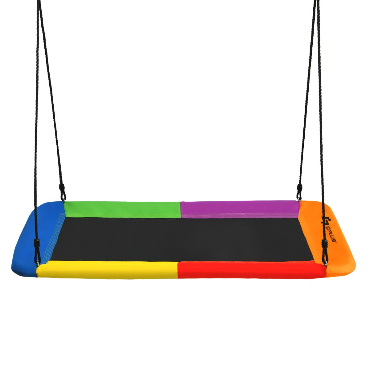 Kids Tree Swing Set | Adjustable Ropes in Green Navy Blue & Colorful