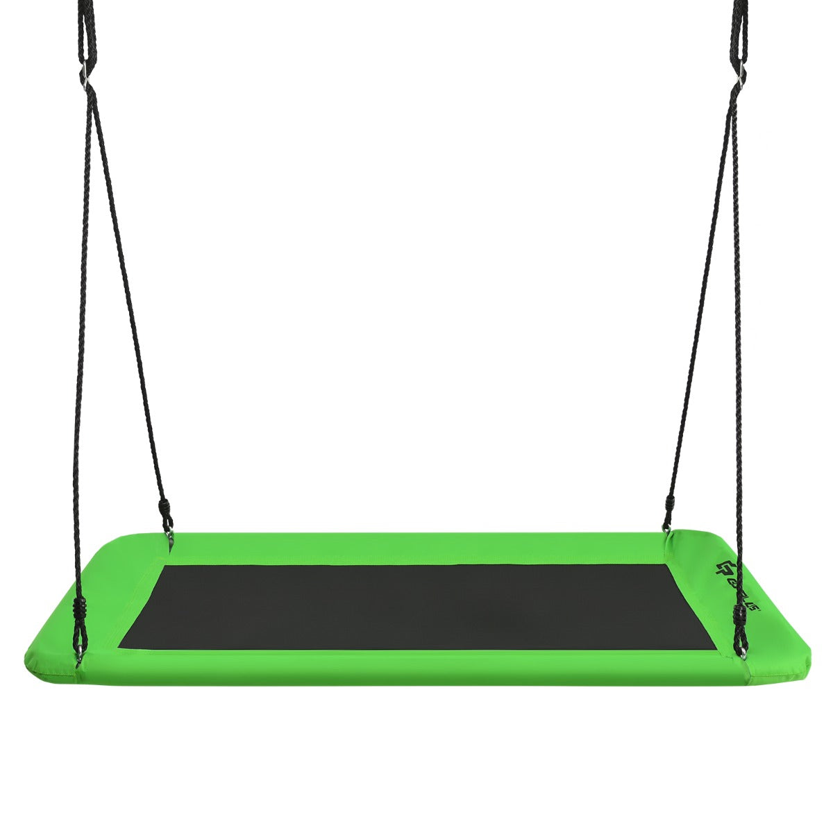 Kids Tree Swing Set | Adjustable Ropes Green Navy Blue Colorful