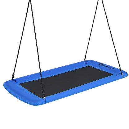 Kids Tree Swing Set | Adjustable Ropes in Green Navy & Colorful