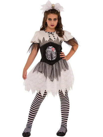 Spooky Open Ribs Teen Costume for Halloween - Perfect for haunted house fun and parties