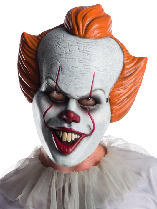 Pennywise It Clown Costume Top and Mask - Official, perfect for spooky playtime fun at home.