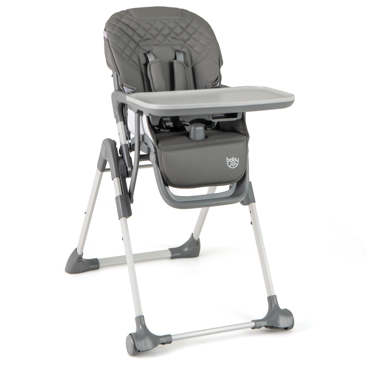 Portable Adjustable Highchair | Grey Multi-Position Comfort Seat