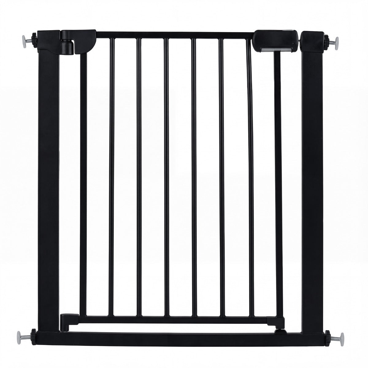 Black Auto Close Door Gate | One-Handed Operation | 75-82cm