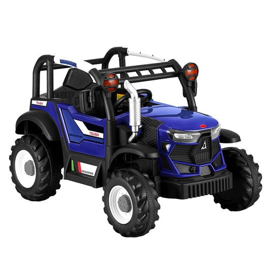 Blue Rigo Kids Electric Ride On Off Road Jeep with Remote Control for Home Fun