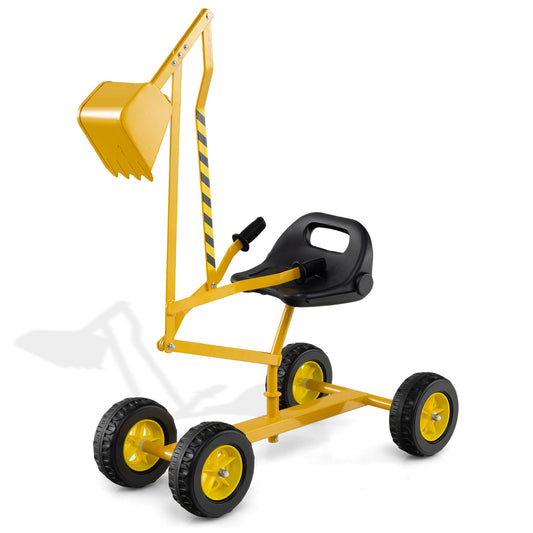 Yellow Kids Sand Digger | 2 Hand Controls & 360° Rotation