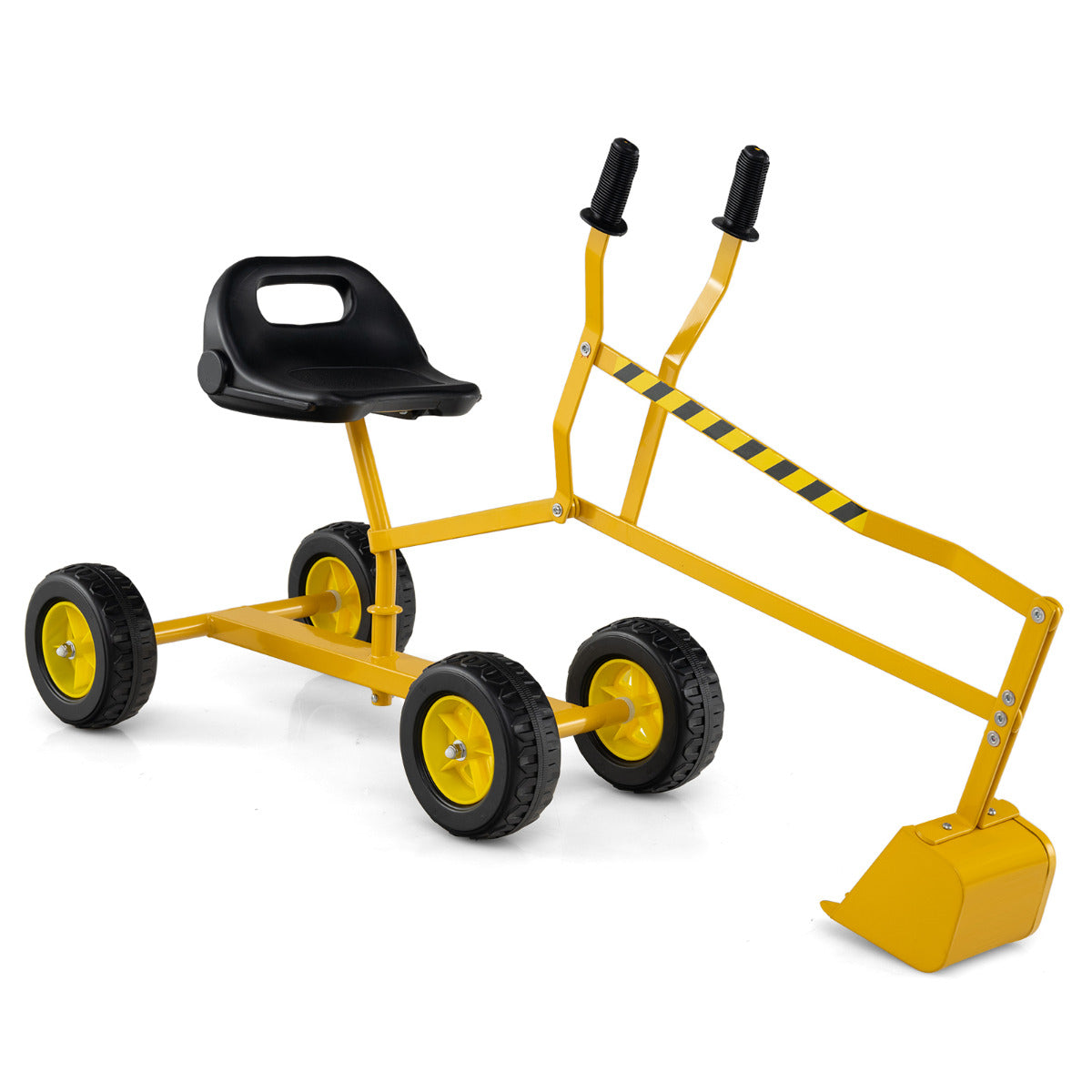 Yellow Kids Sand Digger | 2 Hand Controls & 360° Rotation