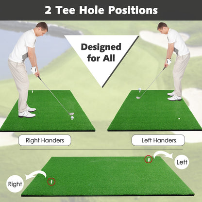 Green Golf Hitting Mat 1.5M x 1M | Synthetic Turf Practice