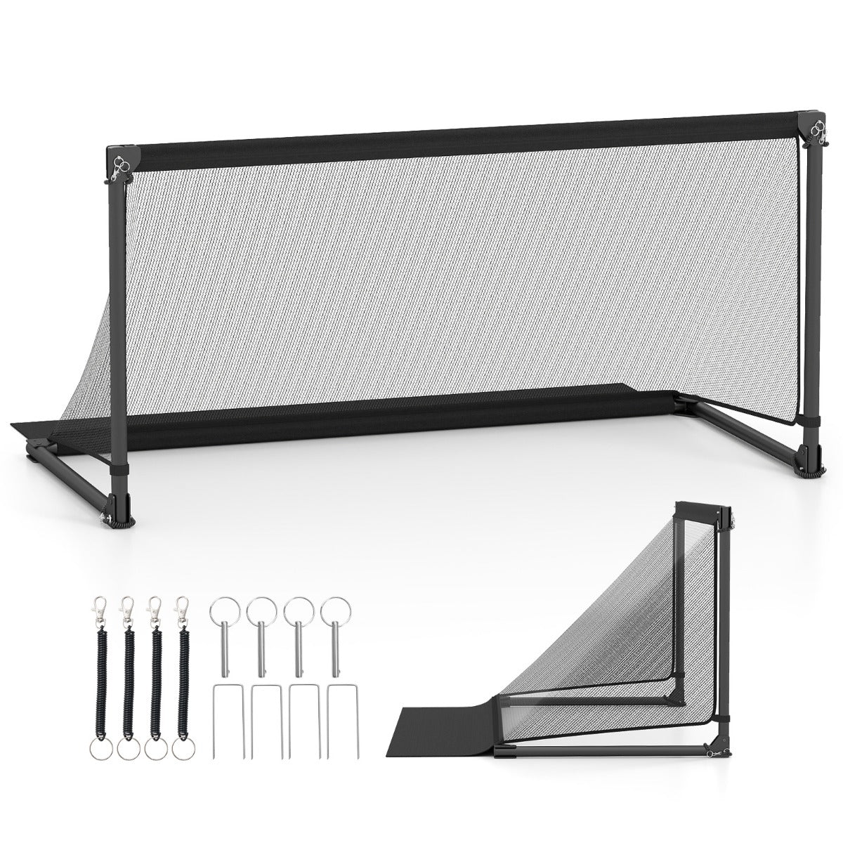 Portable POP Up Toddler Soccer Net with Quick Setup for Practice and Games-L