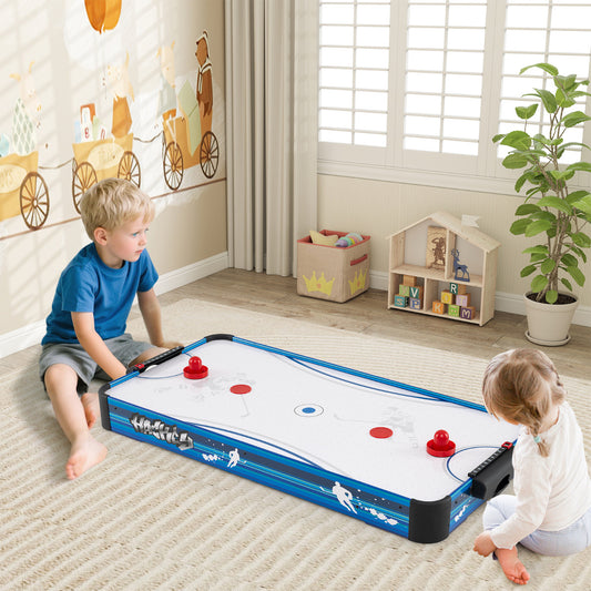 Blue Tabletop Air Hockey Table 101cm | Indoor Arcade Fun