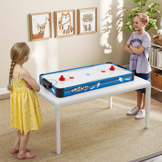 Blue Tabletop Air Hockey Table 101cm | Indoor Arcade Fun