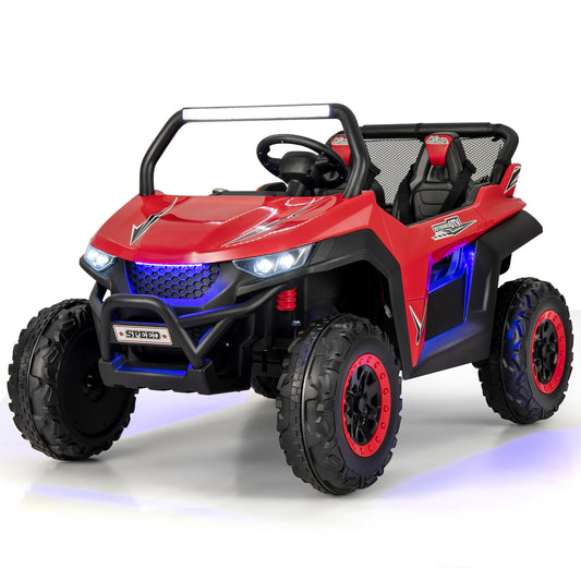 12V Electric 2-Seater UTV Ride-On Car w/ Remote Control for kids home fun.