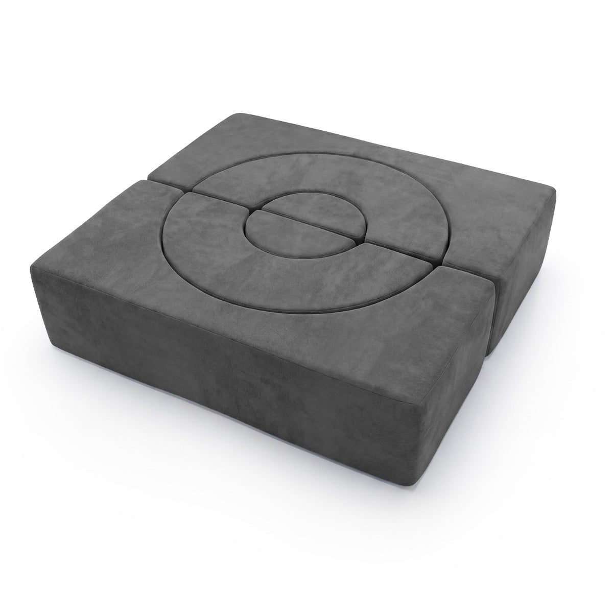 Grey Foam Climbing Block Set for Toddlers | 6-Piece Play Set