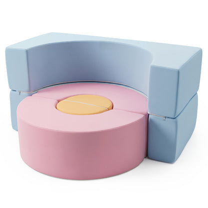 Colorful Foam Climbing Blocks | 6-Piece Toddler Play Set