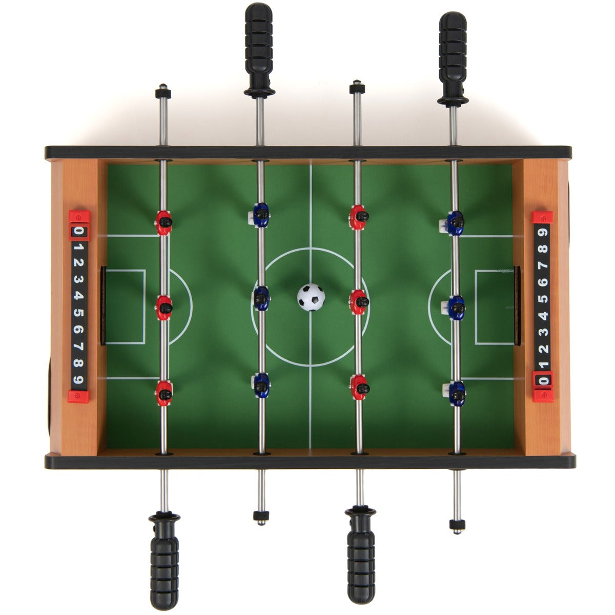 Portable 51cm mini foosball soccer game for kids game room fun and entertainment.