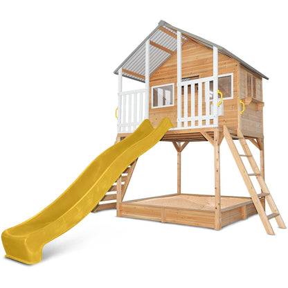 Winchester Elevated Cubby House | Kids playset with slide and sandpit for backyard fun.