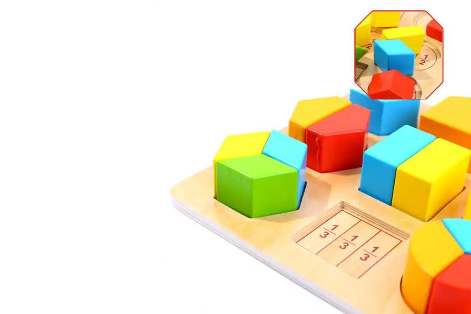 Wooden Block Puzzle Shapes - Kids Mega Mart