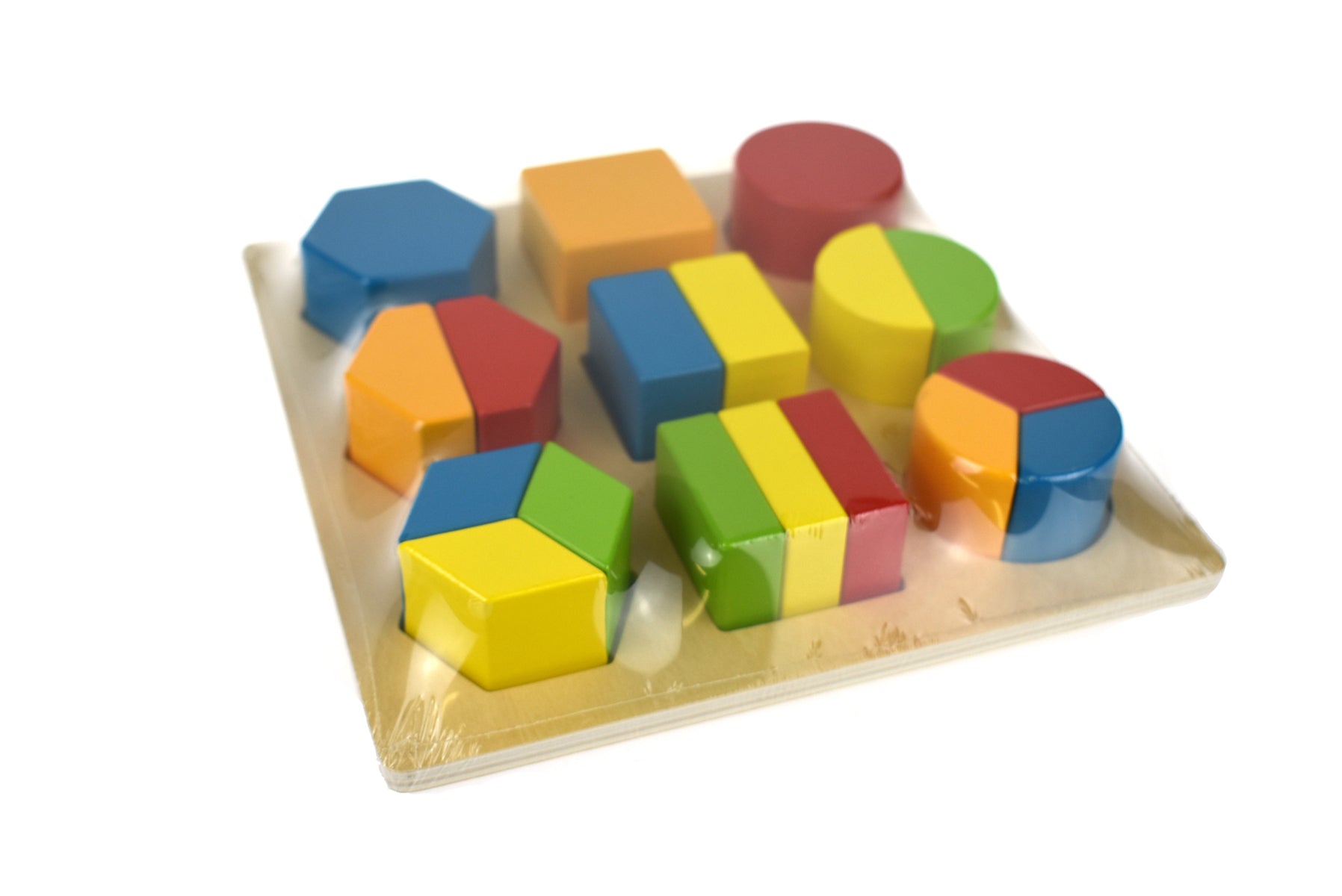 Wooden Block Puzzle Shapes - Kids Mega Mart