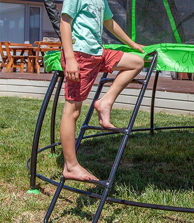 12ft Lifespan Kids HyperJump4 Spring Trampoline with Safety Enclosure for safe, fun backyard play