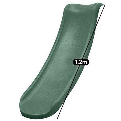 Green 1.2m Standalone Kids Slide | Perfect backyard fun slide for childrens outdoor play.