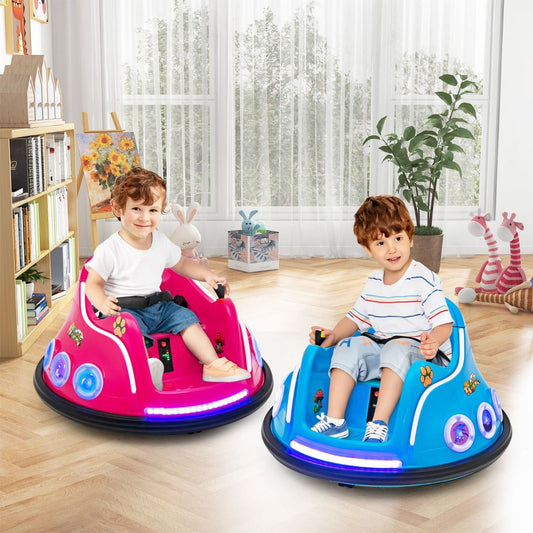 Shop the 12V Pink Ride-On Bumper Car at Kids Mega Mart