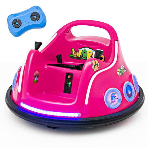 Pink Electric Ride-On Bumper Car - Kids Mega Mart Exclusive