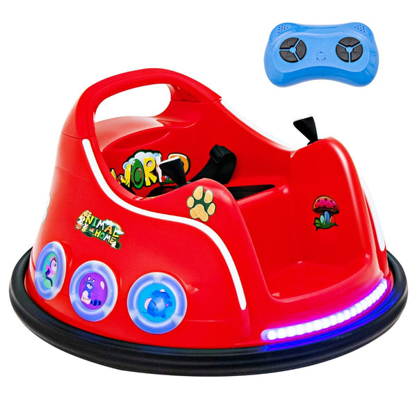 Red Electric Ride-On Bumper Car - Kids Mega Mart Exclusive