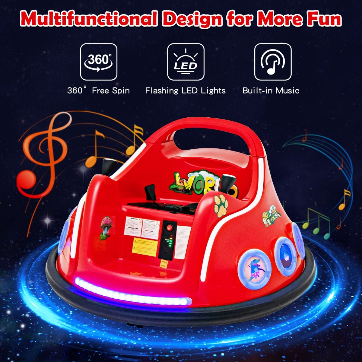 Buy the Red Electric Bumper Car - Fun and Thrills Await
