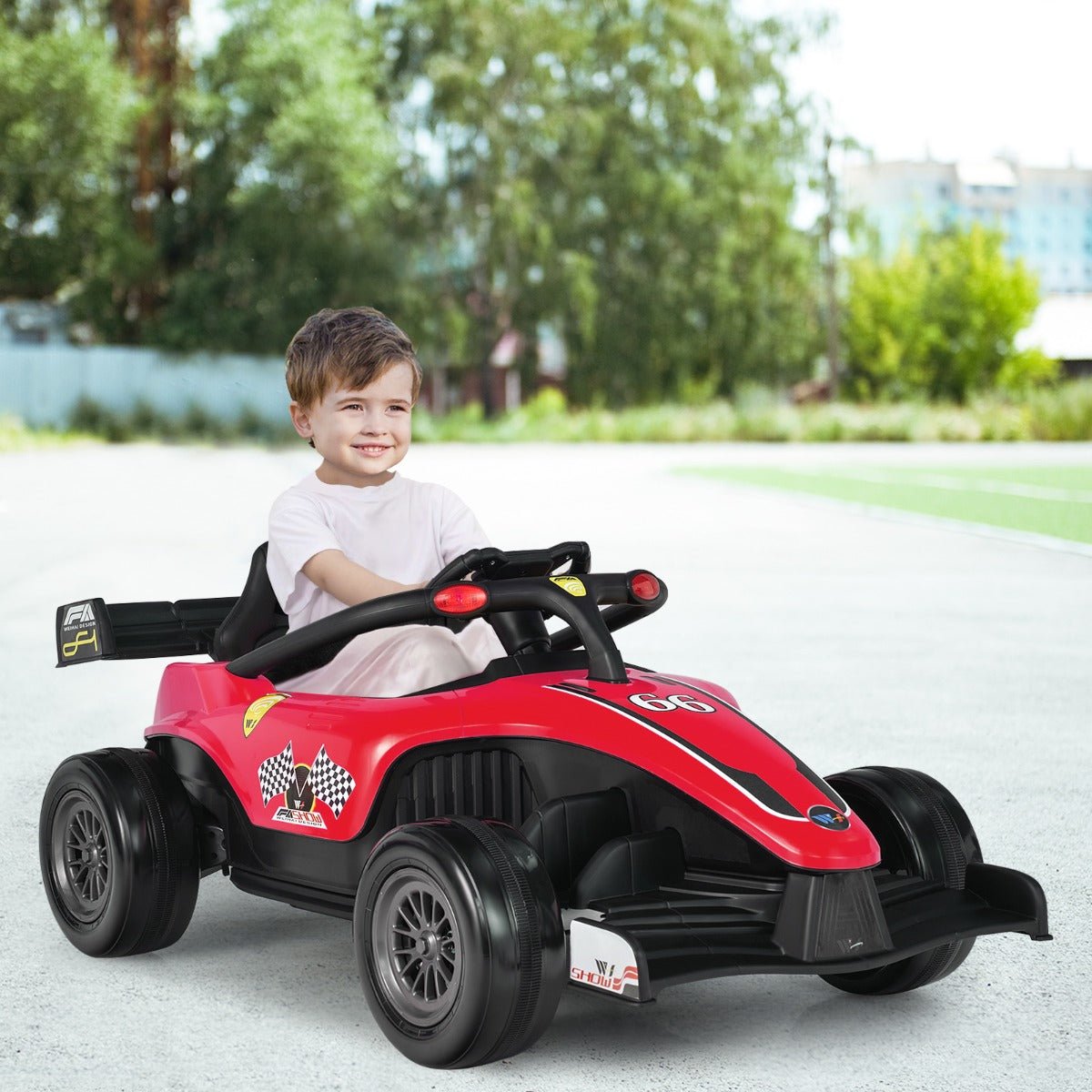 Kids' Speedster with Our 12V Electric Racing Car