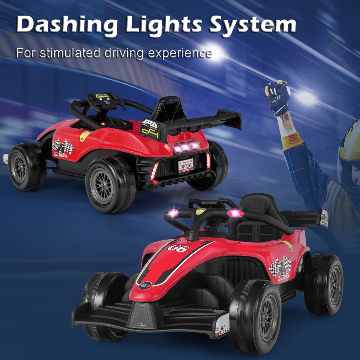 Quality Playtime Fun with Electric Ride on Racing Car