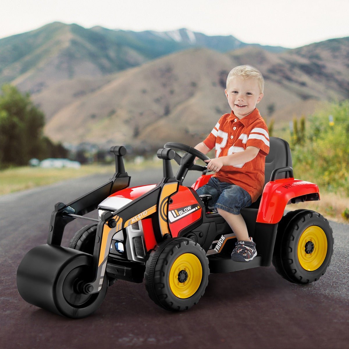 Buy Innovative 12V Kids Road Roller with Remote Control | Kids Mega Mart