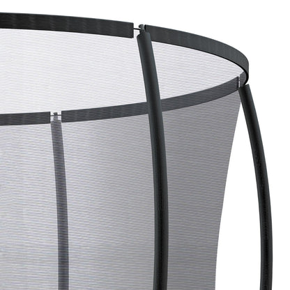 14ft Lifespan Kids HyperJump4 Spring Trampoline with Safety Enclosure for safe outdoor play.