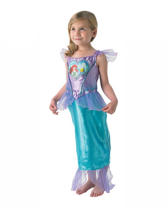 Disney Ariel Loveheart Mermaid Costume for Girls, perfect for imaginative play and dress-up fun.