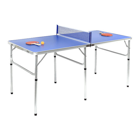 Foldable 152cm Ping Pong Table for Kids, Portable Tennis Game Set for Home Fun