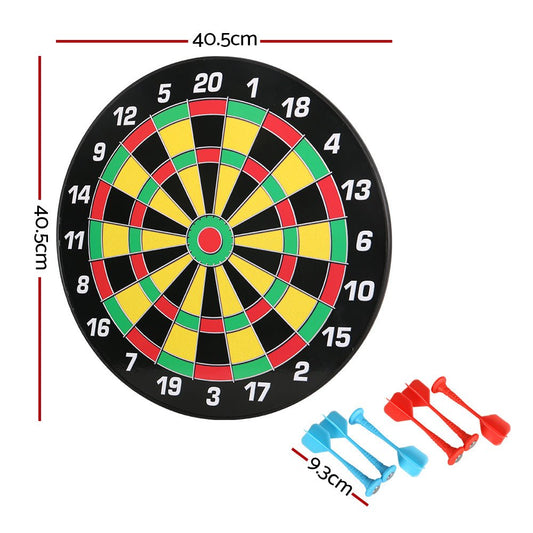 Safe 16 magnetic dartboard set for kids indoor/outdoor play, family fun and skill building.