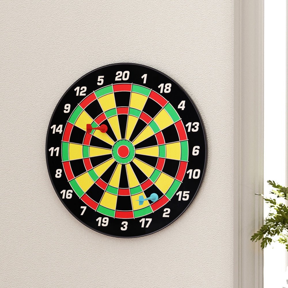 Kid-friendly 16 magnetic dartboard set for safe family fun indoors and outdoors.