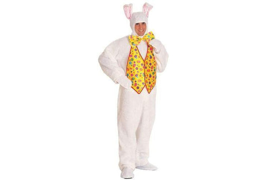 Colorful Adult Easter Bunny costume set for fun dress-up play at home.