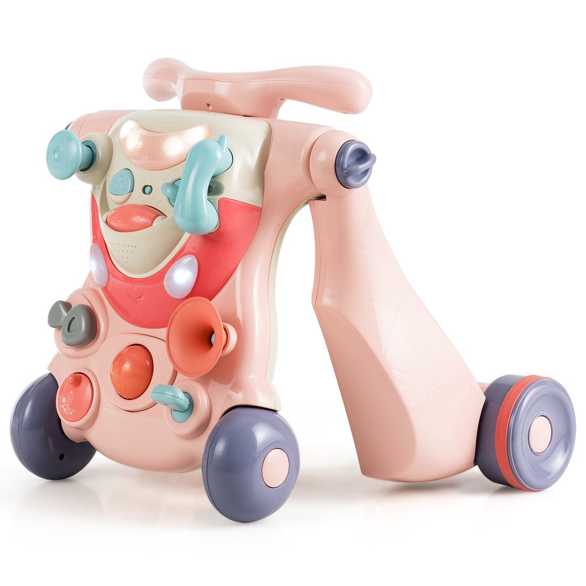 Engaging Baby Walker with Lights and Music for Sit-to-Stand Fun