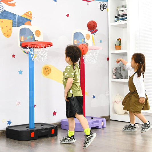 Versatile 2-in-1 Basketball Set with Ring Toss: Active Play Combo