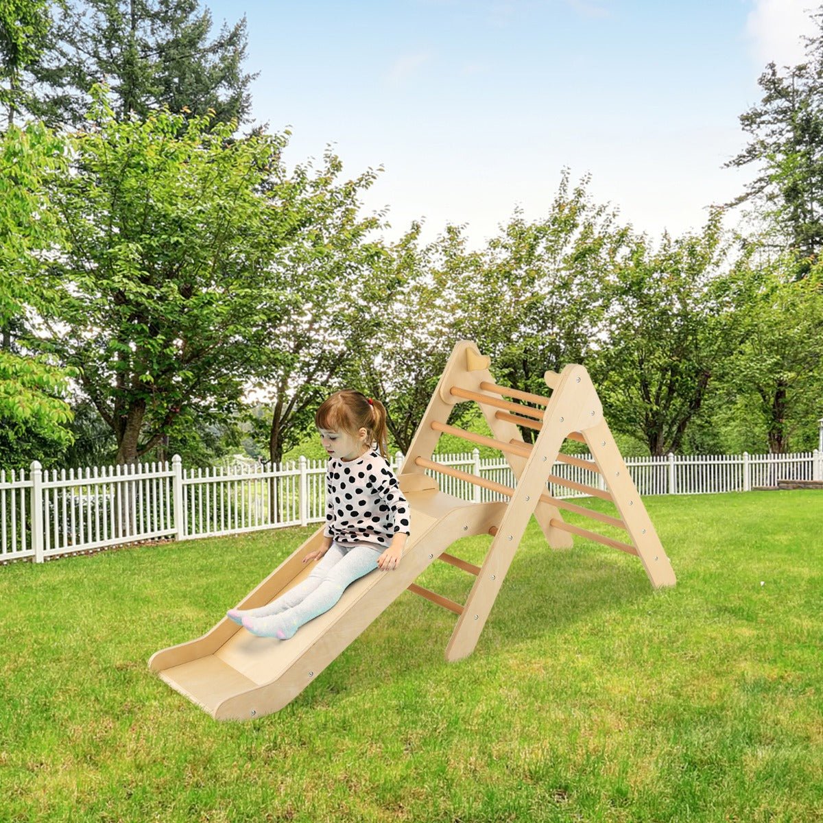 Explore, Climb, and Slide with the Kids Triangle Set