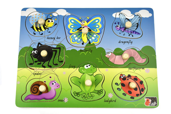 Shop the 2-In-1 Minibeasts Insect Peg Puzzle at Kids Mega Mart