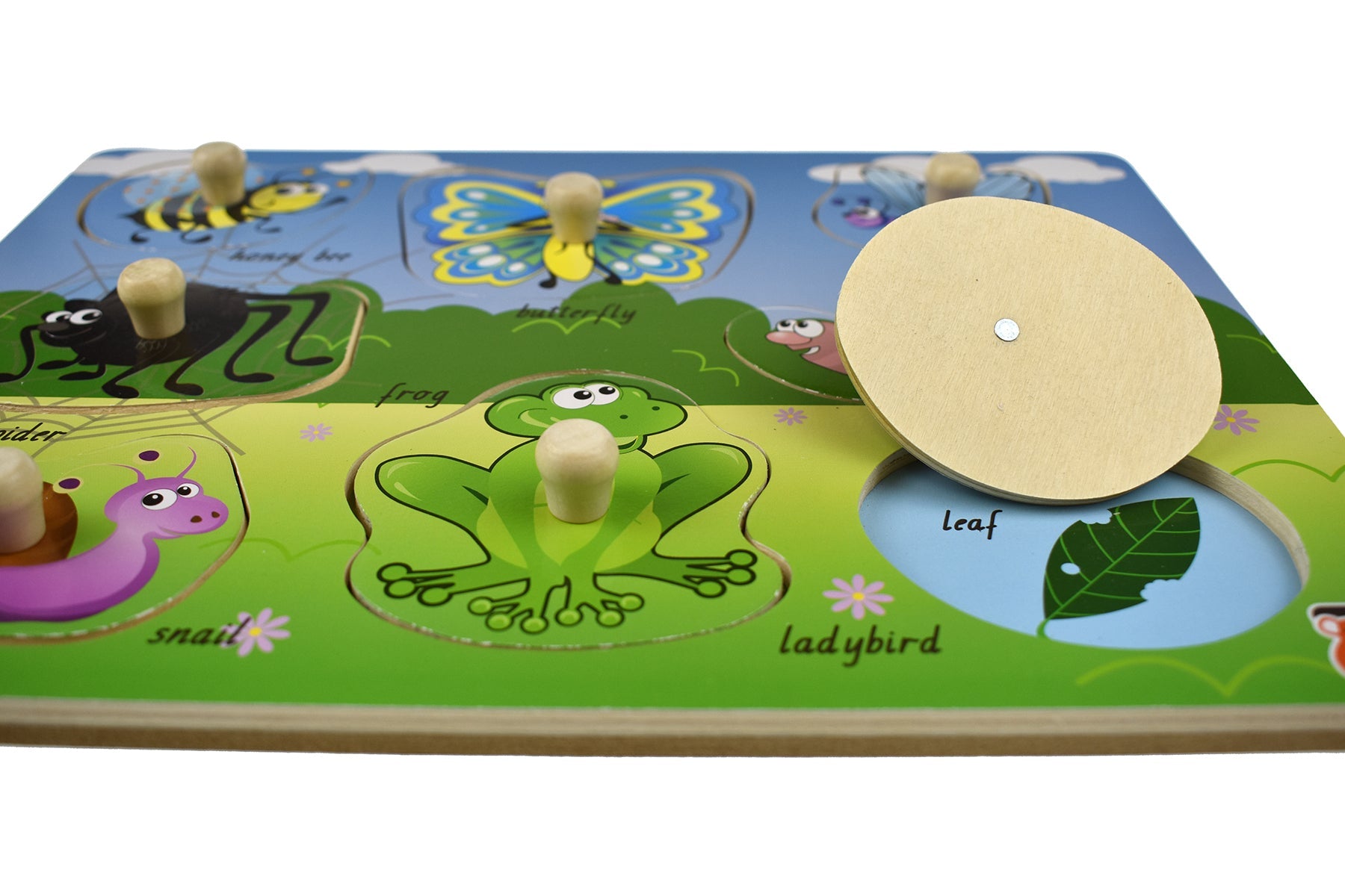Explore Nature with the 2-In-1 Minibeasts Insect Peg Puzzle