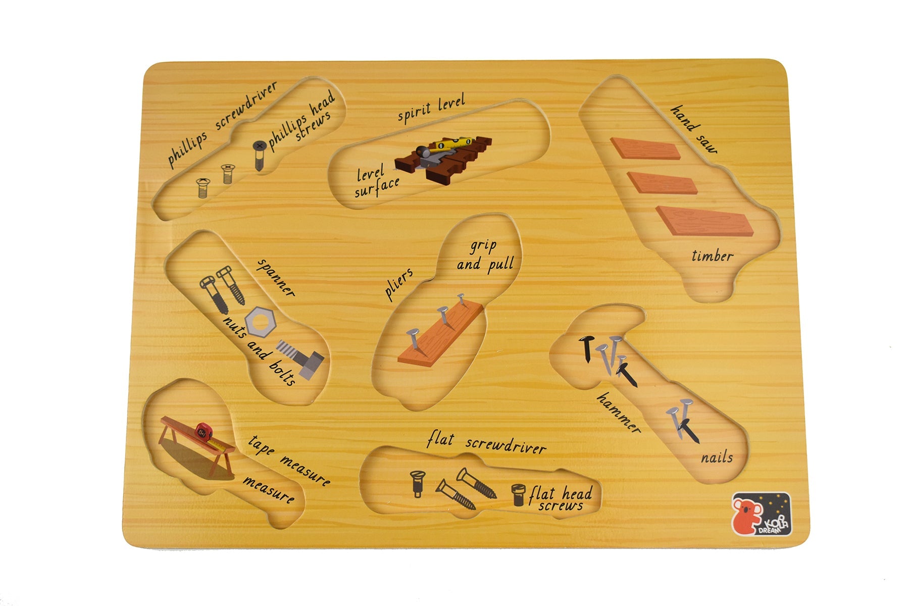 Buy the Best 2-In-1 Tools Peg Puzzle at Kids Mega Mart