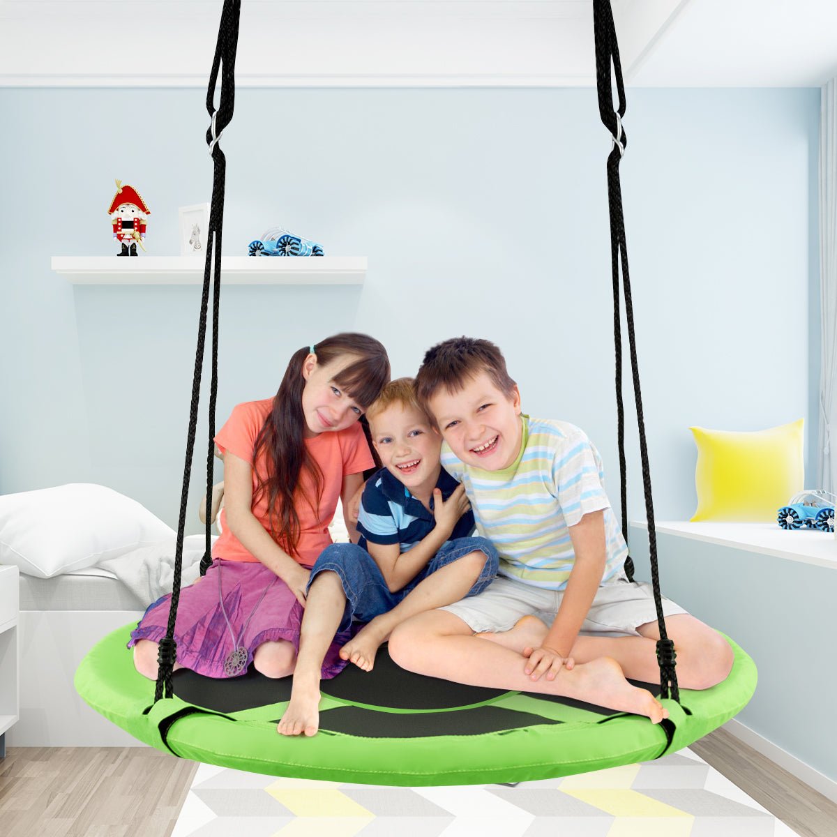 Kids' Adventure Paradise with Our 2 in 1 Tree Tent Swing Set