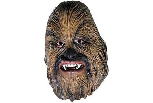 Adult Star Wars Chewbacca mask made of latex for Halloween costumes or themed parties.