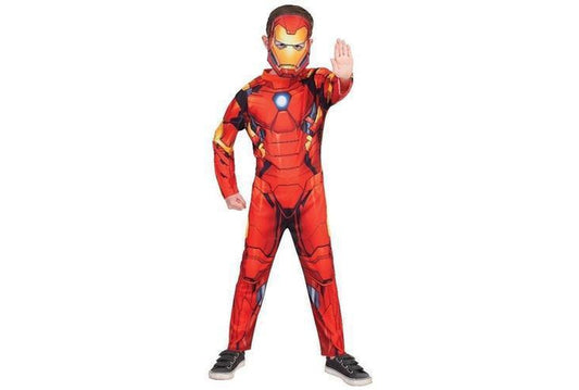 Iron Man Classic Costume for Kids | Official Marvel product, perfect for heroic home play.